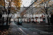 麻将胡了官网：校园电竞联赛上分宝典·稳拿冠军、冲击巅峰