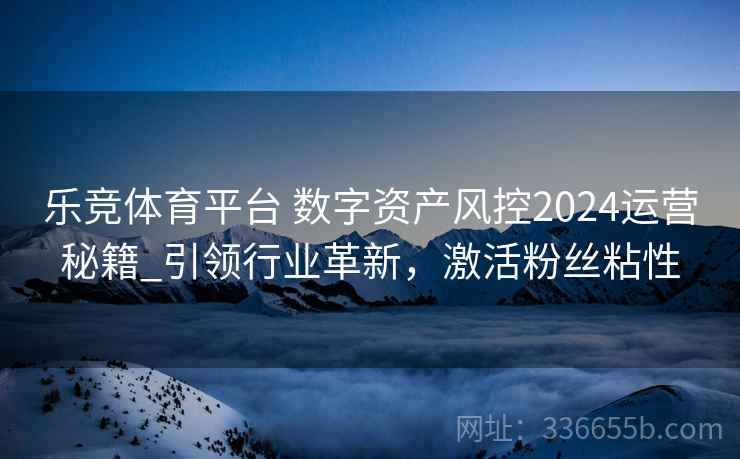 乐竞体育平台 数字资产风控2024运营秘籍_引领行业革新，激活粉丝粘性