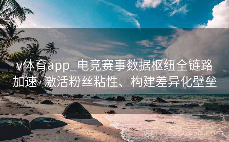 v体育app_电竞赛事数据枢纽全链路加速·激活粉丝粘性、构建差异化壁垒