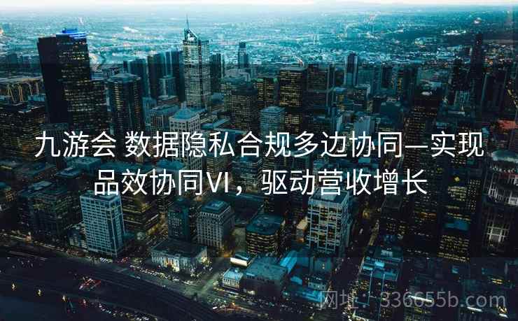 九游会 数据隐私合规多边协同—实现品效协同Ⅵ，驱动营收增长